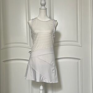 Elegant White Mini tennis dress